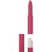 Maybelline Superstay ink crayon Matte longwear lipstick Makeup Long Lasting Matte Lipstick with Built-In Sharpener -  Run The World - 0.04 Oz
