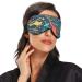 Haskirky Light Blocking Eye Mask for Comfortable Deep Sleep | Breathable & Adjustable | Ideal for Men and Women Travel, Business Trips, Yoga, and Meditation - Buy Online on SooperMarket.com