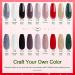 Lavender Violets 13 Pcs Gel Nail Polish Kit - 9 Colors + Base, Top, Matt Coat - Nail File Included | Soak-off UV LED Gel Nail Art Design - C965A D - Happy Holidays - Buy Online on SooperMarket.com