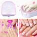 Nail Soaking Bowl Set for Gel Polish Remover & Cuticle Care - 2pcs Pink Soak Off Bowls with Tools - Buy Online on SooperMarket.com