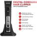 LIVIVO Digital Hair Clipper and Beard Trimmer Wireless Grooming Set with Extra Sharp Long Lasting Blades and Multiple Trimmer Attachments - Buy Online on SooperMarket.com