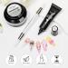MIZHSE 30g Solid Builder Gel For Nails and 15g Rhinestone Glue for Nails Clear Nail Builder Gel Hard Gel for Nails 3D Nail Sculpting Gel Non-Sticky Hand UV LED Nail Charm Glue Nail Art for Salon Home 30g Builder Gel+15g Rhinestone Glue - Buy Online on SooperMarket.com