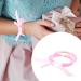STOBOK 1pc Ribbon Glitter Bracelet Bangles Glitter Jelly Bangle Silicone Glitter Filled Jelly Bracelet Bowknot Jelly Bangle Bracelets Purple Women's Plastic Accessories Bagging Machine Pink 7.5x7.5cm - Buy Online on SooperMarket.com