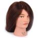 16 Inch Female Adjustable Tailor Puppet & Training Head Hazy Mannequin for Cosmetics & Hair Styling - Buy Online on SooperMarket.com