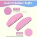 Nail Buffer Blocks - 20 PCS 100/180 Grit Sponge Nail Buffer for Natural Gel Acrylic Nails - Manicure Tools in Pink - Buy Online on SooperMarket.com