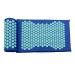 Almencla Neck - Acupressure Mat and Pillow Set - Relieves Stress Back Neck Blue