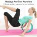 FEWOO Yoga Wheel Set for Back Pain Relief and Flexibility - Includes 3 Black+Green Props for Stretching, Massages, and Backbends - Buy Online on SooperMarket.com