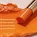 Oulac Moisturising Orange Lipstick - Hydrating Lipstick & Lip Balm for Dry Lips | Juicy Glossy Finish, Vegan & Cruelty-Free (08) - Buy Online on SooperMarket.com