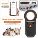 RFID Microchip Reader for Dogs & Cats - Chiplesger 134.2kHz 128 Memory ISO11784/85 Animal Identification - Buy Online on SooperMarket.com
