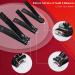 18pcs Manicure Set with Nail Clippers Pedicure Kit - Professional Nail Care Tools Gift in Black & Red - Buy Online on SooperMarket.com