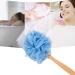 Arswin Loofah Back Scrubber for Shower | Long Handle Bath Sponge | Exfoliating Luffa Pouf on a Stick | Soft Nylon Mesh Cleaner | Women & Men | Blue - Buy Online on SooperMarket.com