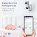 Hubble Connected Dual Camera Baby Monitor with AI Motion Tracking and Night Vision - 5 Screen, Remote Pan Tilt Zoom, Room Temperature Sensor - Buy Online on SooperMarket.com
