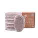 Washaben washable lucrication & cleaning pads reusable pore depth cleaning only with water skin-friendly hypoallergenic Supersoft "Taupe Edition" 6 Set