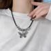 Oralgo Butterfly Necklace - Adjustable Ethnic Collarbone Chain for Women | Fashionable Jewelry International Shipping - Buy Online on SooperMarket.com