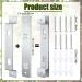 2 Sets of Bird House Brackets Steel Rust Proof Bird House Mounting Post Bracket with Screw and Drywall Anchor Bird House Hanger Fixing Bracket Mounting Plate for Securing Bird Houses Nesting Boxes - Buy Online on SooperMarket.com