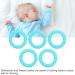 Flexible Teething Bracelet Ring - Soft Teething Relief for Home & Travel (Turquoise Green) - Buy Online on SooperMarket.com