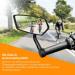 Arkham Bike Mirror - HD Real Glass Extra Large Left Handlebar (15-20mm) for E-Bikes - Premium Square Bicycle Back Mirror - Buy Online on SooperMarket.com
