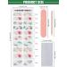 Semi Cured Gel Nail Strips in Red - Long Lasting Waterproof Nail Polish Wraps - Includes Cuticle Stick, File, Wipes & Sealing - UV/LED Lamp Required - Buy Online on SooperMarket.com