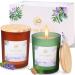 Luana Rose Scented Candles Gift Set - 2x200g Long-lasting Fragrance 100% Natural Soy Wax with Essential Oils - High Quality Gifts for Women Aromatherapy Candle - Scented Candle Set 2 Pieces x 200g Pine & Lavender