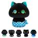 Mewaii 14'' Soft Big Eyed Cat Mermaid Mushroom Pillow Stuffed Animal Plush Plushie Squishy Toy - Cuddly Mermaid Plush for Kids Big Eyed Cat Mermaid 14 Inch