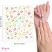30 Sheets Flower Nail Stickers 3D Self Adhesive Colorful Daisy Nail Stickers Cute Nail Stickers DIY Nail Art Stickers Flower Nail Decals for Women Girls Nails Decoration - Buy Online on SooperMarket.com