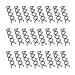 Aoyoho 50 Pack hair spin pin Spiral Bobby Hair Pins Spin Pins Non-Scratch Round Tips Twist Screw Hair Pins