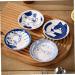 Alipis 4pcs Soy Sauce Dish Sushi Sauce Dishes Dessert Plates Snack Dish Ceramic Dipping Bowls Ceramic Cat Bowls Appetizer Dishes Side Dish Cake Plates Ceramics Dipping Sauce Household - Buy Online on SooperMarket.com