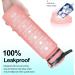 ELYPHINE 32/24 oz Water Bottle with Removable Straw & Time Marker | BPA Free Tritan | Leakproof | Motivational Sports Jug - Veiled Rose - Buy Online on SooperMarket.com
