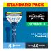 WILKINSON SWORD - Xtreme 3 For Men | Ultimate Comfort | 4 x Disposable Razors 4 Count (Pack of 1)