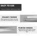 Tweezer Wishbeauty Pointed and Slant Pointed Eyebrow Tweezers for Women & Men - 2pc Precision Tweezers for Eyebrows Facial Hair & Ingrown Hair Removal - Stainless Steel - Buy Online on SooperMarket.com