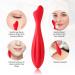 Buy Silicone Facial Roller - Rose Red Face Massage Tool for Women's Skin Care | International Shipping Available - Buy Online on SooperMarket.com
