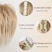 colorfulpanda Claw Clip in Ponytail Hair Extensions 10 Inch Messy Bun Clip in Hair Scrunchies Natural Straight Synthetic Hairpiece Short Ponytail Bun Hair Chignons for Women Girls Blonde Ombre blonde - Buy Online on SooperMarket.com