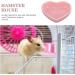 POPETPOP pet bowl food guinea pig hamster feeder chinchilla bowl hamster saucer kitten bowls heart shaped hamster water bowl hamster supplies small cat bowl chipmunk squirrel ceramics 8x7cm Pink - Buy Online on SooperMarket.com