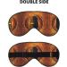 Microphone with Music Note Print Double-Sided Eye Mask Soft and Light Blocking for Enhancing Sleep Quality - Buy Online on SooperMarket.com