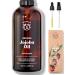 Buy Bionoble Organic Jojoba & Castor Oil Bundle - 100ml Vegan Hair Beard Eyelash & Nail Care - Cruelty-Free with Glass Bottle & Pump - Buy Online on SooperMarket.com