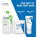 CeraVe Moisturising Cream 562ml for Dry to Very Dry Skin with Hyaluronic Acid and Ceramides - Buy Online on SooperMarket.com