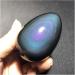 Crystal 4-5cm 1pcs Natural Rainbow Obsidian cat Eye Stones Shape Quartz Crystal Ornament Stone Collection - Buy Online on SooperMarket.com