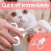 Professional Cat Nail Clippers - Sodwes Claw Scissors for Cats & Small Pets | Easy & Safe Nail Trimming for Dogs Guinea Pigs & More - Buy Online on SooperMarket.com