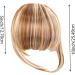 Fake Bangs Clip in Fringe High Temperature Fiber Clip in Bangs with Temple Hair Breathable Natural Look Fake Flat Bangs Front Face Fake Fringe for Women Girl (A) style1 - Buy Online on SooperMarket.com
