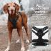 BARKBAY No Pull Dog Harness for Large Dogs - Reflective, Heavy Duty, Easy Control Handle - Chest Size 27-32 inches - Black - Buy Online on SooperMarket.com