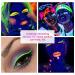 8pcs UV Body Paint Kit - Glow in the Dark Makeup Set for Halloween & Black Light Body Painting - Buy Online on SooperMarket.com