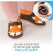 Soft Sole Leather Baby Shoes for Boys and Girls | Toddler Walking Shoes 18-24 Months | Brown Fox Design - Buy Online on SooperMarket.com