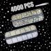4000 PCS Rhinestones & Pearls for Nail Flatback Crystal AB Rhinestones and Illusive Pearls in 2 3 4 5 6 mm with Pick Up Tweezer for Girls DIY Craft Face Clothes Shoes Bags Phone Case Arts