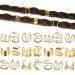 24 Pcs Gold Hair Braids Dreadlock Non-Piercing Ear Clip Beard Beads Cuffs for Women Men - Hair Accessories & Styling Jewelry Tools - Buy Online on SooperMarket.com