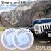 Pyle 240W 6.5 Low-Profile Waterproof Marine Speakers - 1 Pair Slim Style Outdoor Audio System w/ Illuminating LED Lights - Buy Online on SooperMarket.com