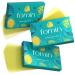 FOMIN - Antibacterial Paper Soap Sheets for Hand Washing - (300 Sheets) Lemon Portable Travel Soap Sheets  Dissolvable Camping Mini Soap  Portable Soap Sheets
