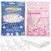 SimPolor 100/200 pieces compressed towels portable disposable one -way mini compressed toilet paper tablets household towels for travel camping hiking sports beauty salon blue+pink blue+pink 1 piece (200 pack)