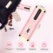 Buy Cordless Auto Hair Curler - Portable Automatic Curling Iron with LCD Display | Fast Heating & Rechargeable Hair Styling Tool - Buy Online on SooperMarket.com