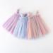 PythJooh Baby Girl Tulle Dress | Toddler Sleeveless Butterfly Wings Tutu Princess Dress | Daisy Stars Sundress for 0-4 Years | 2-3 Years | Starry Pink - Buy Online on SooperMarket.com
