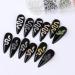 RUNRAYAY 60Pcs snake Luxury Nail Art Rhinestone 3D Dangle Nail Art Charms Crystal Gems Nail Diamond for Girl Women DIY Nail Design Craft Jewelry Making with a Box 5 Styles - Buy Online on SooperMarket.com